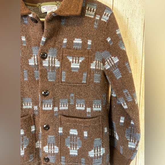 J. Crew Wallace & Barnes, Boiled Merino Wool Jacquard Chore Jacket - Picture 6 of 8